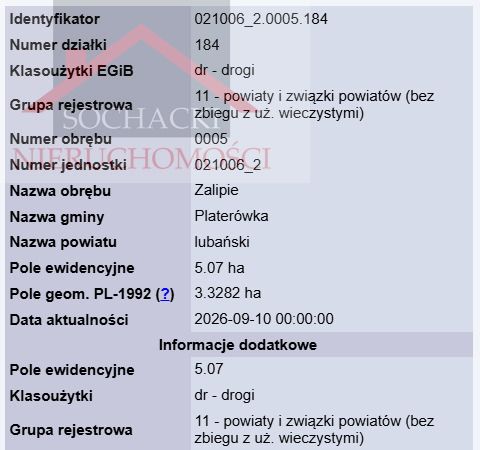 Działka budowlana Zalipie. Zdjęcie 10