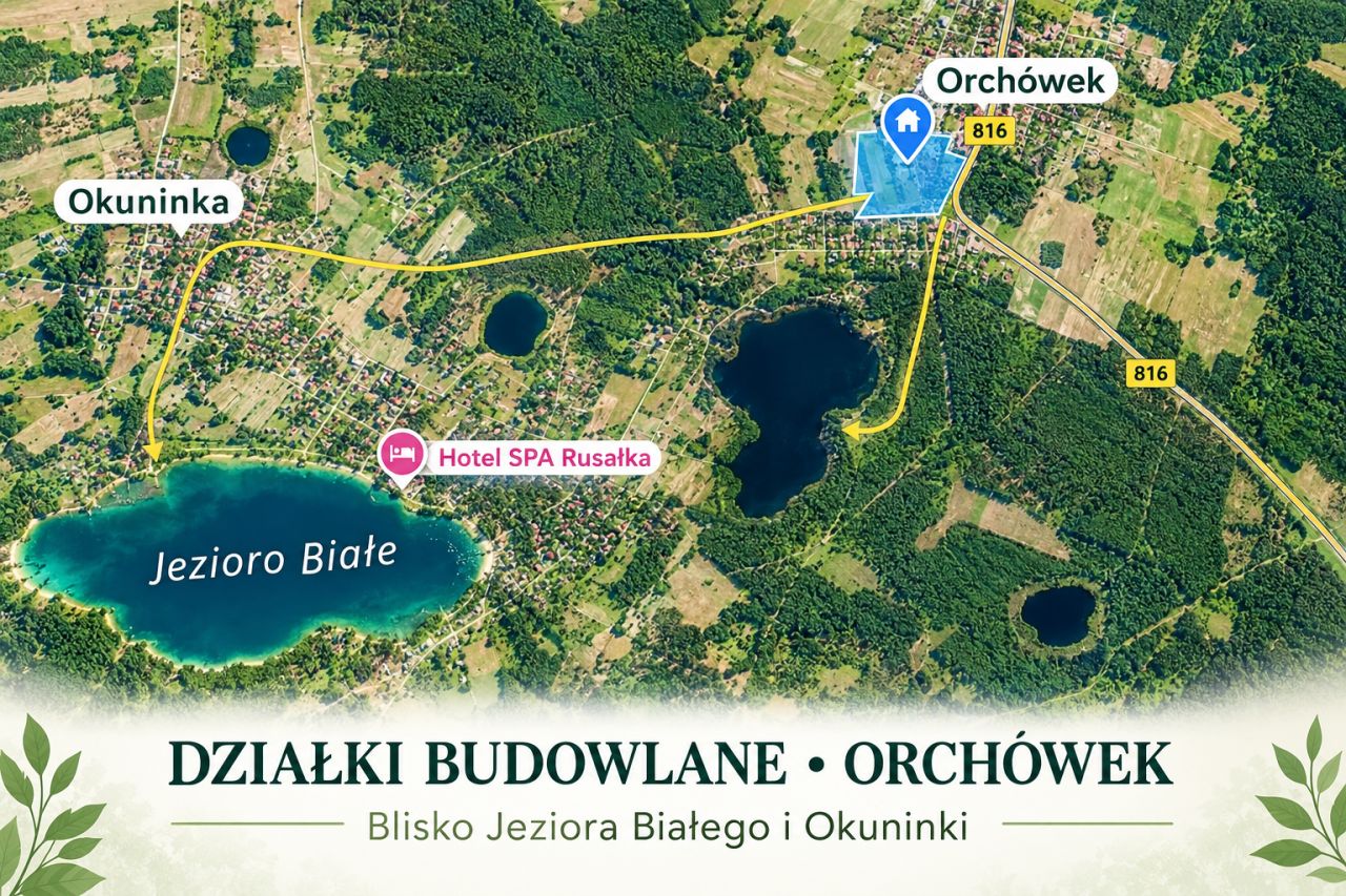 Działka budowlana Orchówek, ul. Miła. Zdjęcie 4