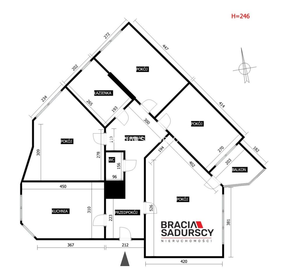 Mieszkanie 4-pokojowe Kraków Grzegórzki, ul. Fiołkowa. Zdjęcie 21