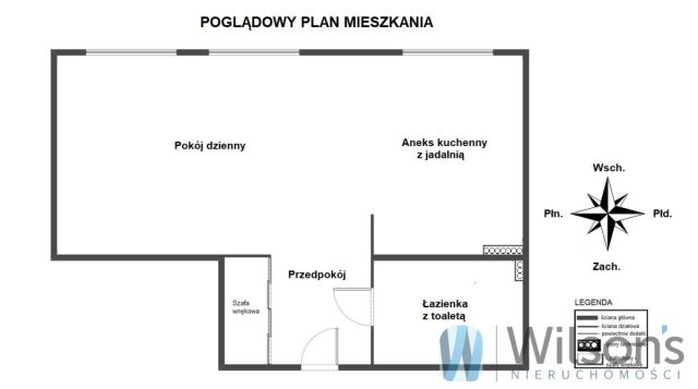 Mieszkanie 1-pokojowe Warszawa Śródmieście, ul. Marszałkowska. Zdjęcie 2