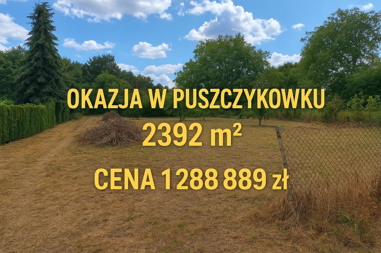 Działka budowlana Puszczykowo Puszczykówko, ul. Czarna