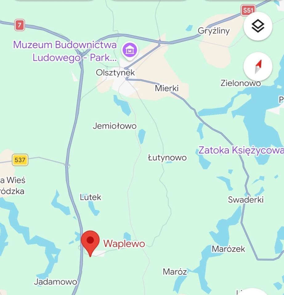 Mieszkanie 1-pokojowe Waplewo. Zdjęcie 2