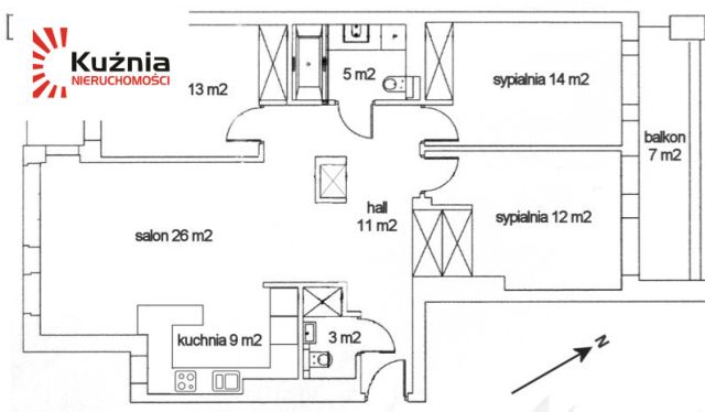 Mieszkanie 4-pokojowe Warszawa Wilanów, al. Wilanowska. Zdjęcie 15