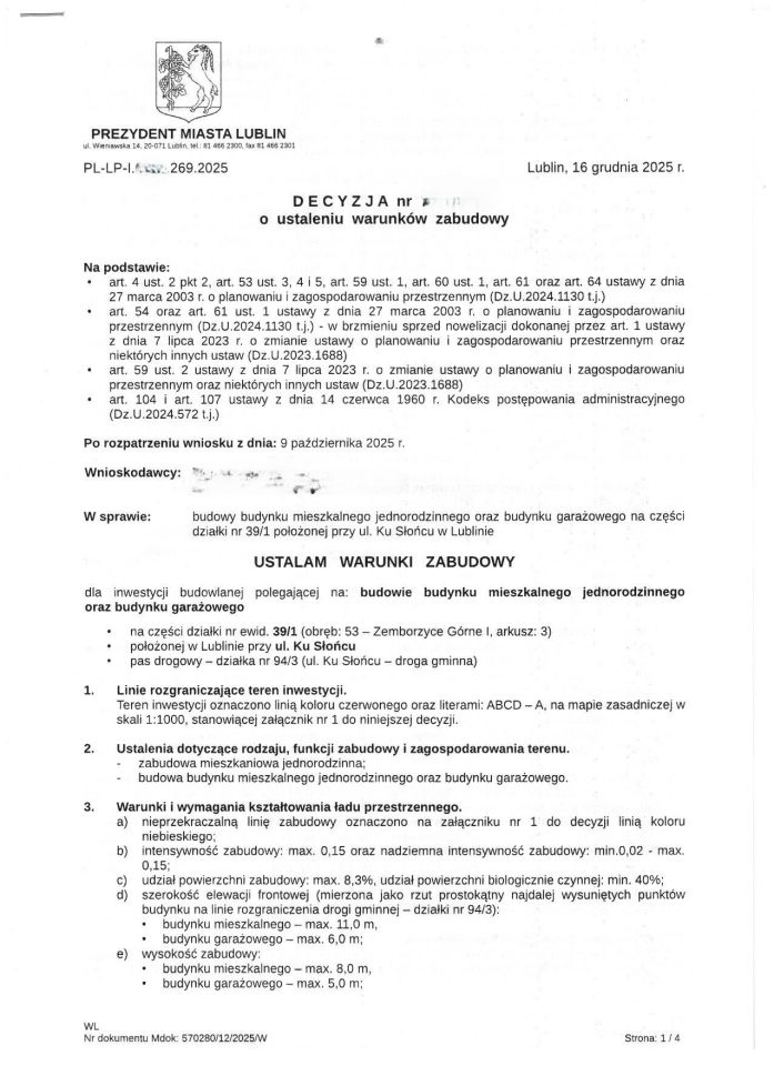 Działka rolno-budowlana Lublin, ul. Ku Słońcu. Zdjęcie 4