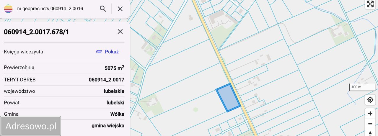 Działka budowlana Łuszczów Pierwszy