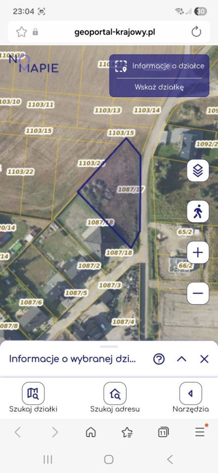 Działka budowlana Dębno Polskie. Zdjęcie 6