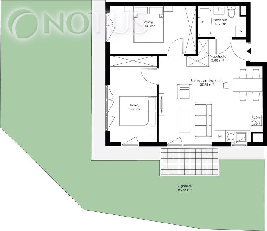 Mieszkanie 3-pokojowe Katowice, ul. prof. Jana Mikusińskiego. Zdjęcie 4