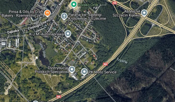 Działka budowlana Szczecin Kijewko, ul. Skowronka