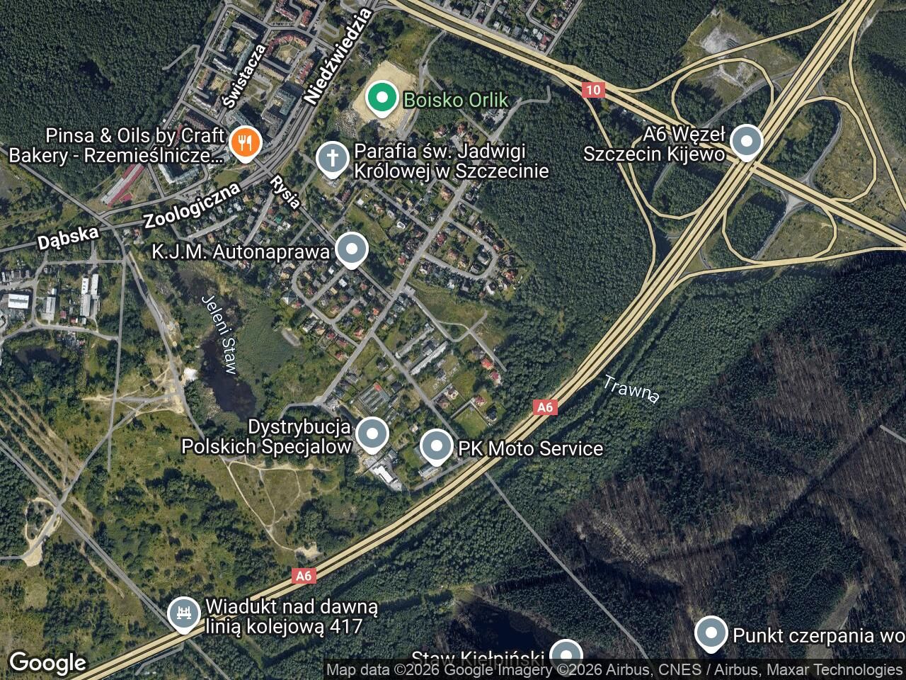 Działka budowlana Szczecin Kijewko, ul. Skowronka