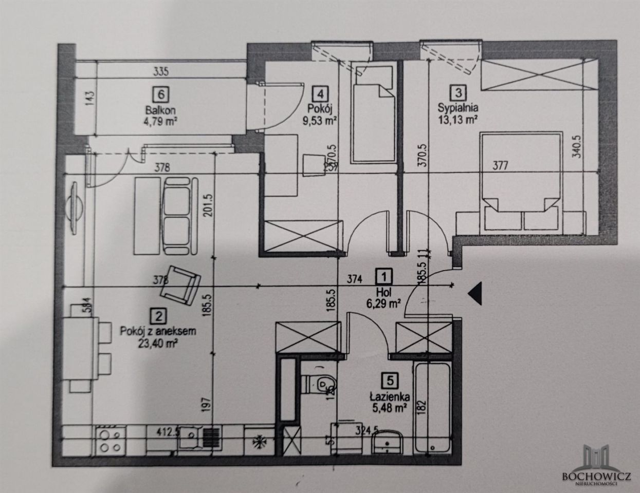 Mieszkanie 3-pokojowe Wrocław Fabryczna, ul. Cesarzowicka. Zdjęcie 14