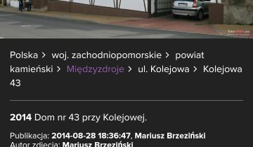 dom wolnostojący, 8 pokoi Międzyzdroje, ul. Kolejowa