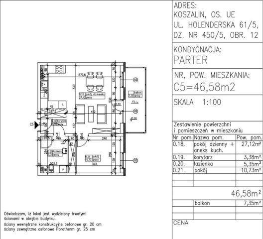 Mieszkanie 2-pokojowe Koszalin, ul. Holenderska. Zdjęcie 6