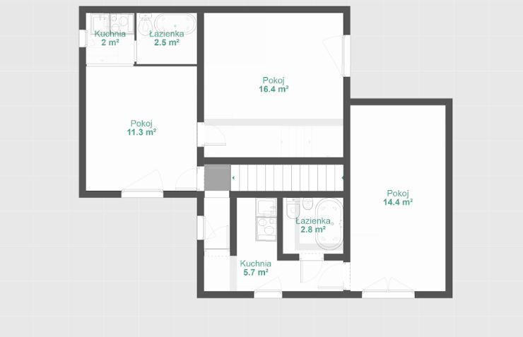 dom wolnostojący, 6 pokoi Łódź, ul. Stanisława Wyspiańskiego. Zdjęcie 19