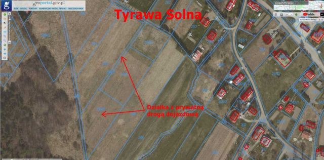 Działka rolno-budowlana Tyrawa Solna. Zdjęcie 1