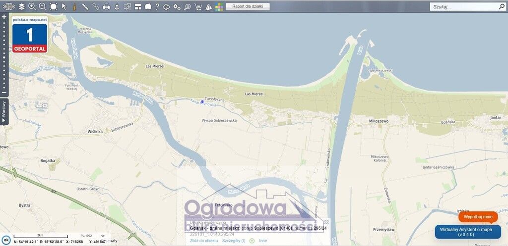 Działka budowlana Gdańsk Sobieszewo, ul. Forsycji. Zdjęcie 2