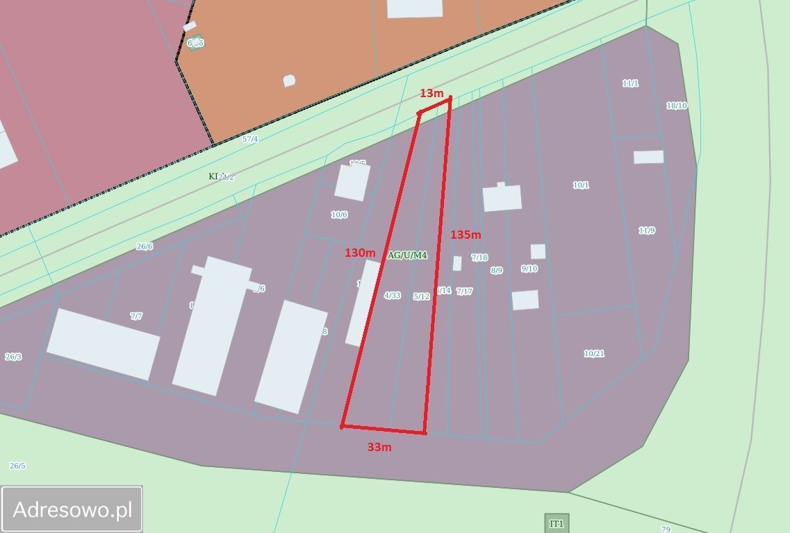 Działka inwestycyjna Lublin Hajdów, ul. Mełgiewska. Zdjęcie 2