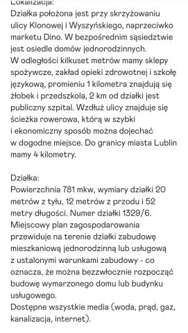 Działka budowlana Świdnik, ul. Klonowa. Zdjęcie 1