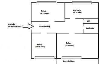Mieszkanie 3-pokojowe Lublin Czechów, ul. Harnasie