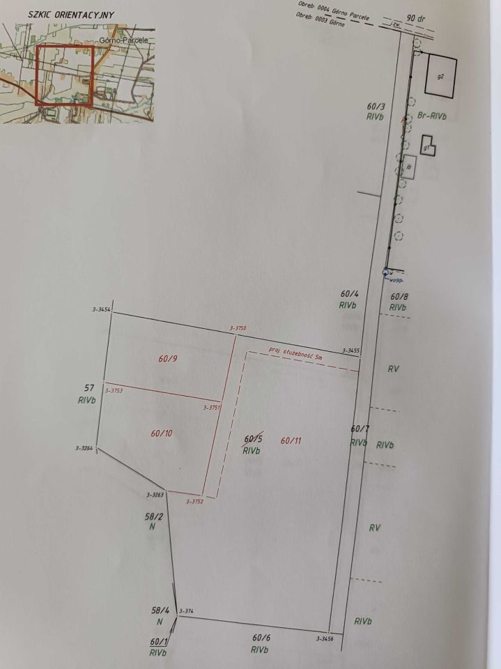 Działka rolno-budowlana Górno, ul. Luksusowa. Zdjęcie 2