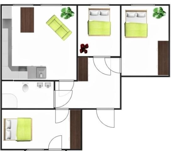 Mieszkanie 4-pokojowe Kołobrzeg, ul. Stanisława Dubois. Zdjęcie 1