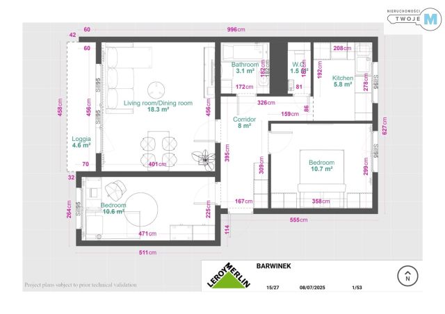 Mieszkanie 3-pokojowe Kielce Barwinek, ul. Barwinek. Zdjęcie 20