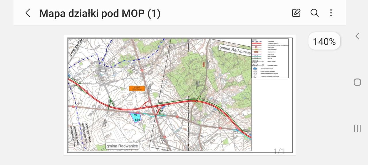 Działka inwestycyjna Głogów