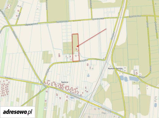 Działka budowlana Marków-Świnice, ul. Wiejska. Zdjęcie 3