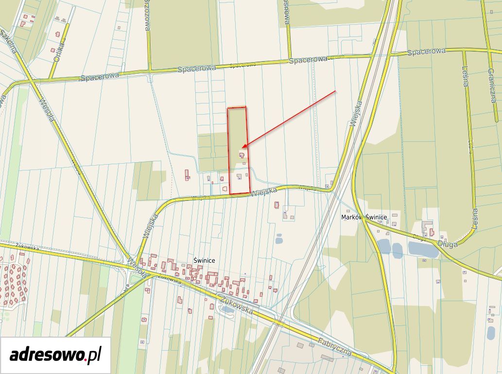 Działka budowlana Marków-Świnice, ul. Wiejska. Zdjęcie 3