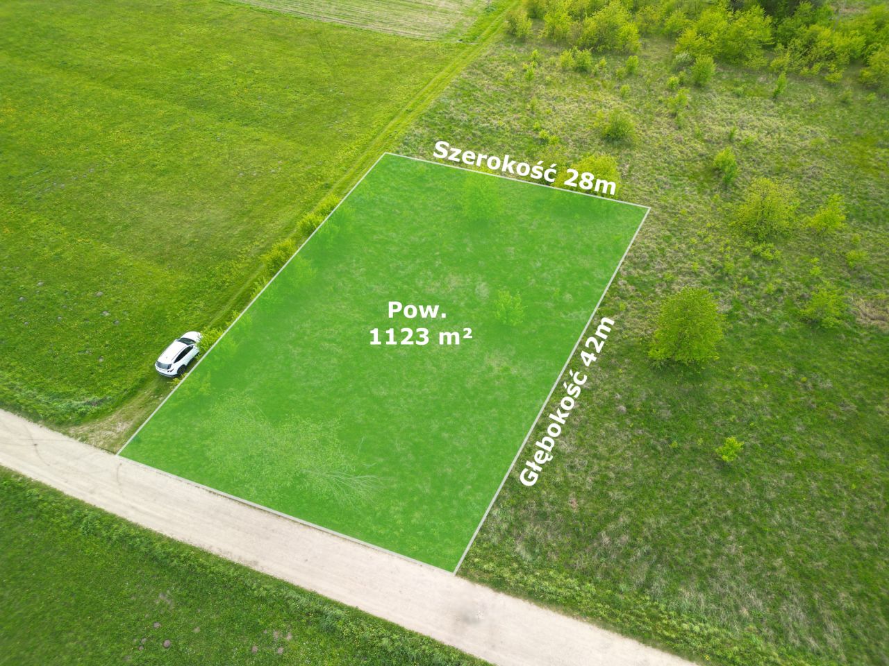 Działka budowlana Brok Przychód, ul. Przychód