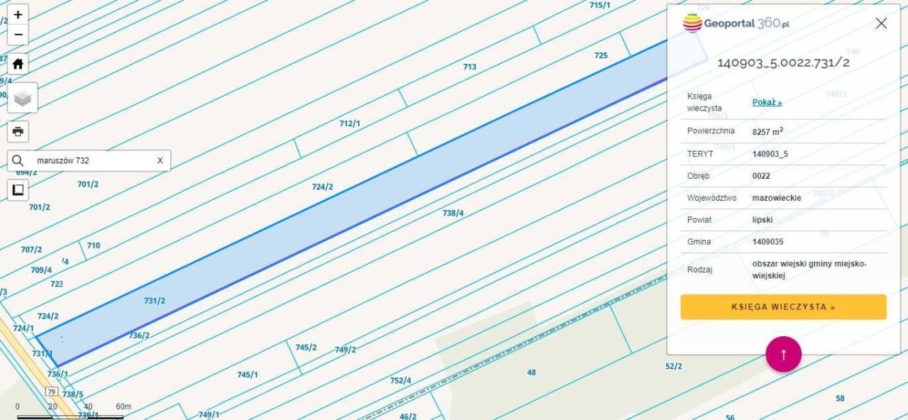 Działka rolna Maruszów. Zdjęcie 1