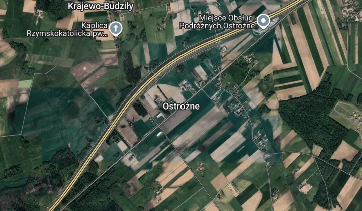 Działka budowlana Ostrożne