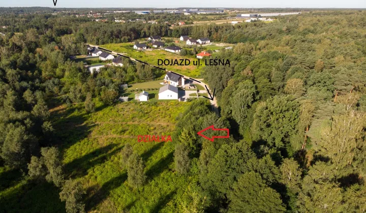 Działka budowlana Dąbrówka Wielka, ul. Leśna