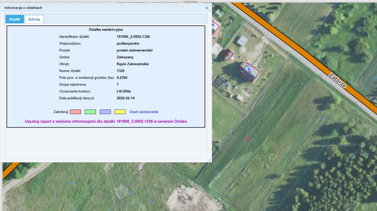 Działka budowlana Kępie Zaleszańskie, ul. Zatorze. Zdjęcie 3