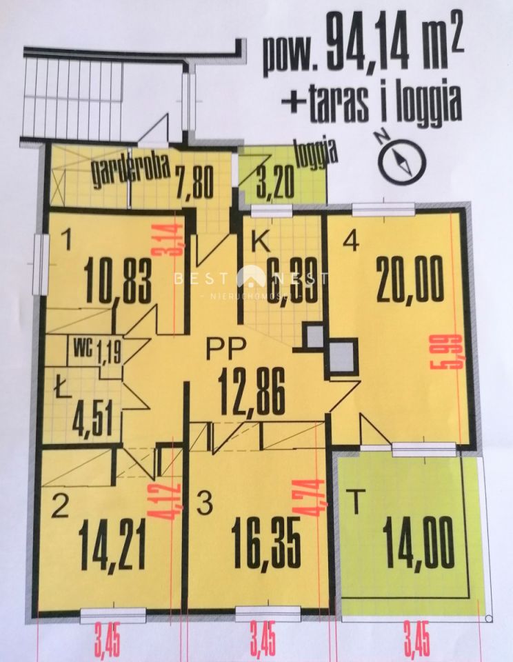 Mieszkanie 4-pokojowe Bielsko-Biała, ul. Klemensa Matusiaka. Zdjęcie 18