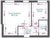 Mieszkanie 1-pokojowe Skarżysko-Kamienna Milica, al. Józefa Piłsudskiego. Zdjęcie 2