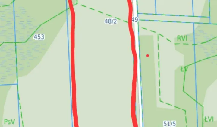 Działka rolna Kosyń