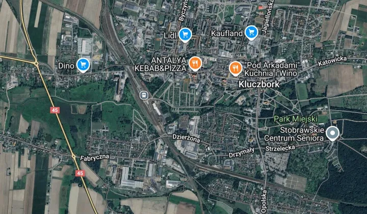 Działka rod Kluczbork Centrum, al. Pokoju