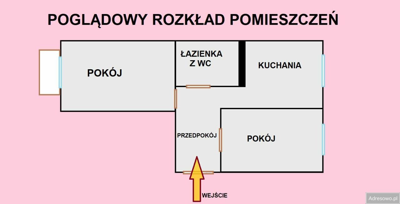 Mieszkanie 2-pokojowe Okonek, ul. Niepodległości. Zdjęcie 10