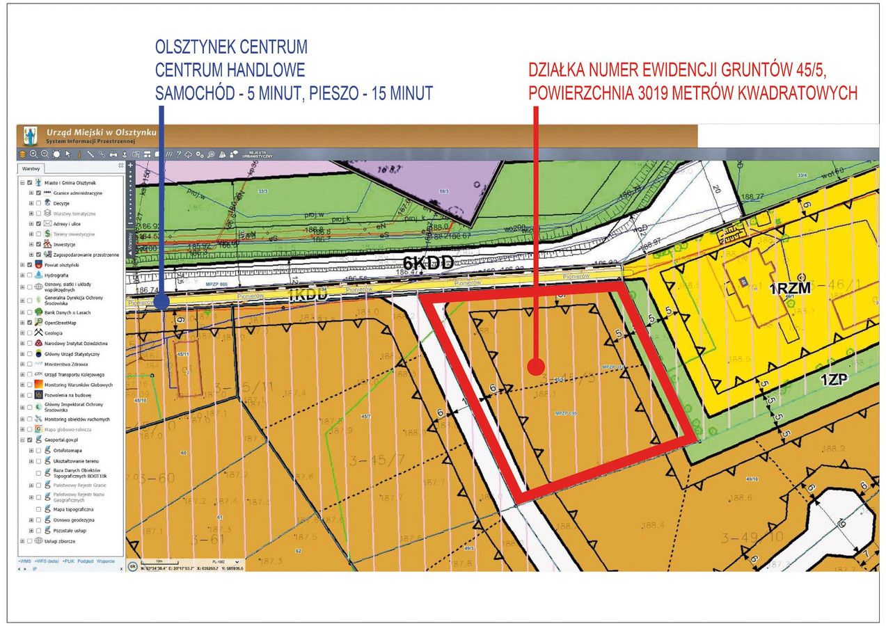 Działka budowlana Olsztynek, ul. Pionierów. Zdjęcie 5
