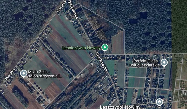 Działka budowlana Leszczydół-Nowiny, ul. Pistacjowa