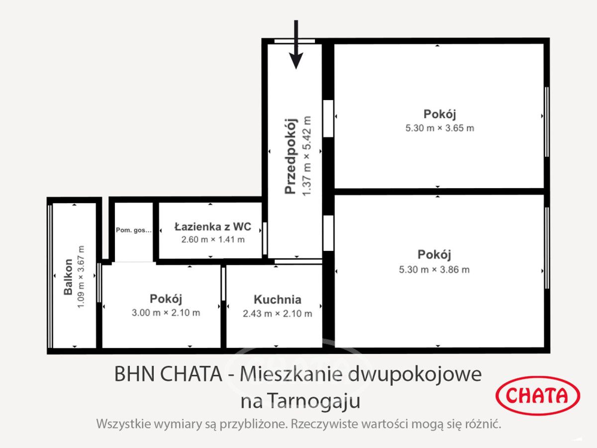 Mieszkanie 2-pokojowe Wrocław Tarnogaj, ul. Tarnogajska. Zdjęcie 18