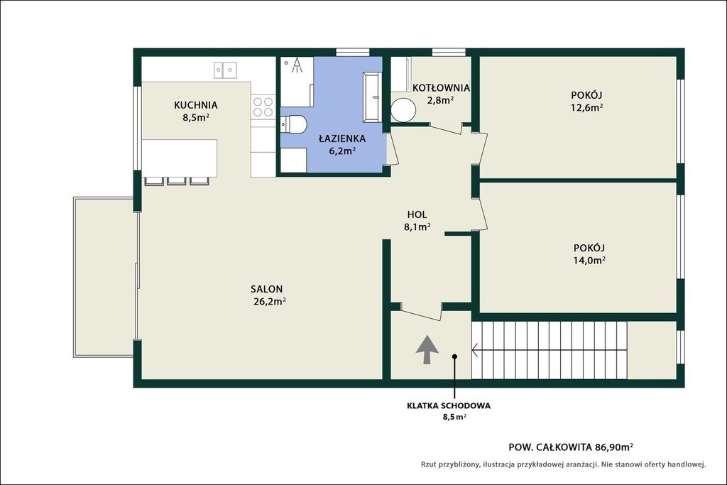 Mieszkanie 3-pokojowe Warszawa Wawer, ul. Borków. Zdjęcie 27