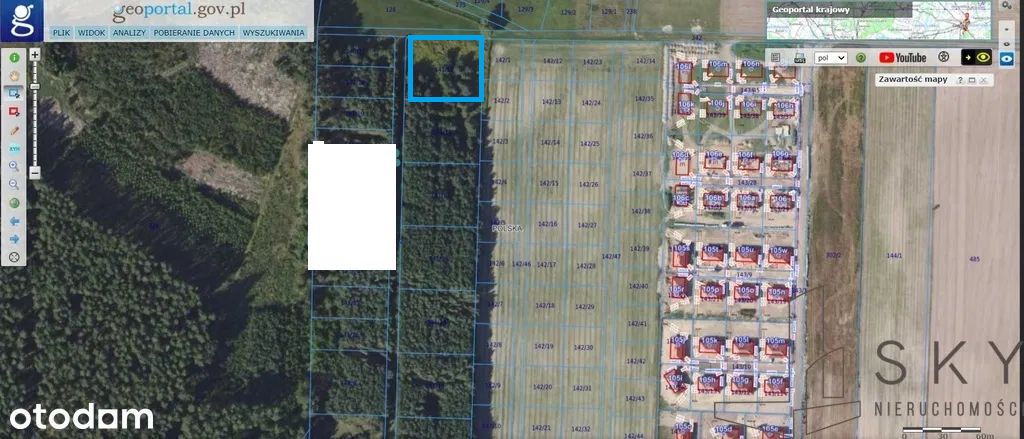 Działka budowlana Ostrowina. Zdjęcie 4