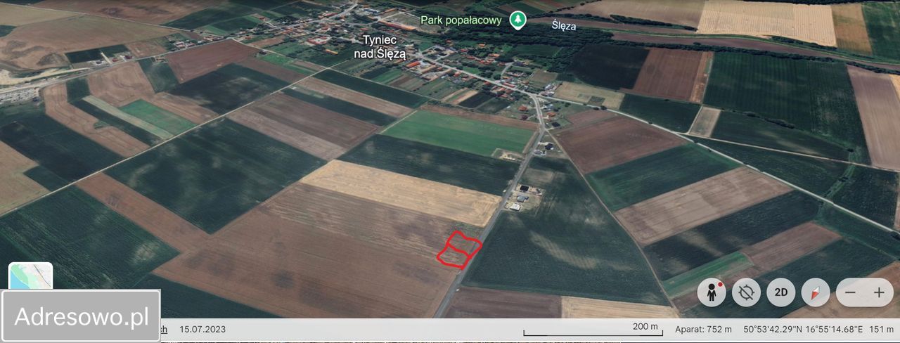 Działka budowlana Tyniec nad Ślęzą, ul. Spadochroniarzy. Zdjęcie 13