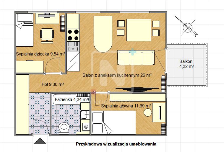 Mieszkanie 3-pokojowe Warszawa Praga-Północ, ul. Aleksandra Kotsisa. Zdjęcie 19