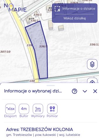 Działka rolno-budowlana Trzebieszów-Kolonia. Zdjęcie 1
