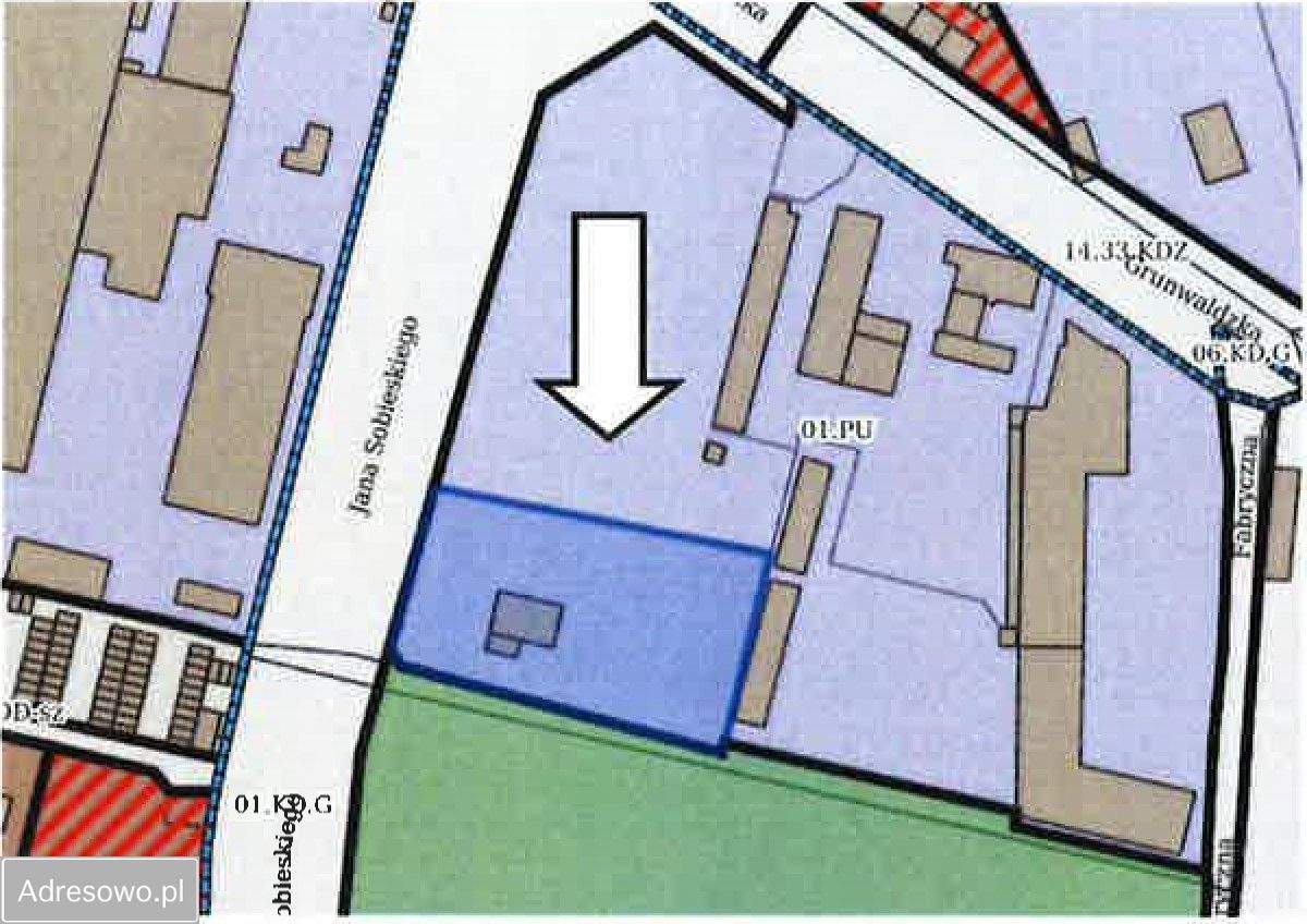 Działka inwestycyjna Słupsk Centrum, ul. Jana Sobieskiego. Zdjęcie 3