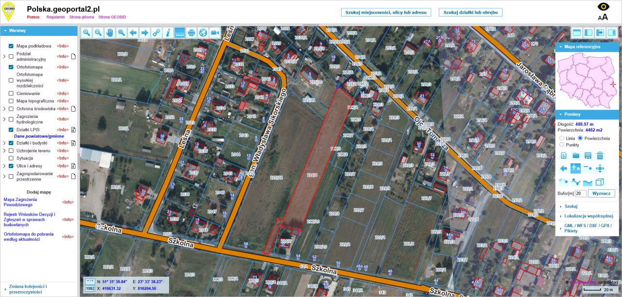 Działka rolna Orchówek, ul. Szkolna. Zdjęcie 5