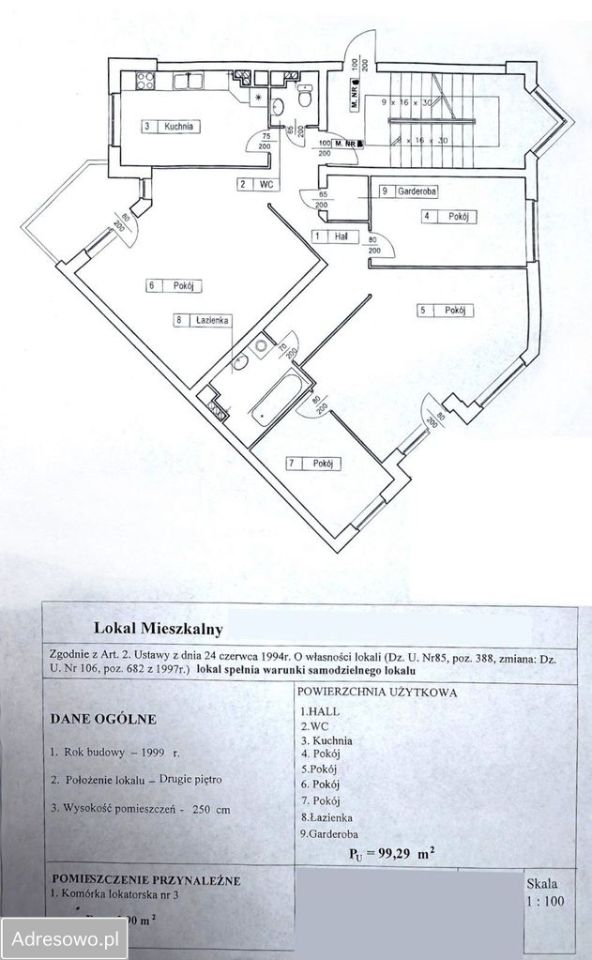 Mieszkanie 4-pokojowe Szczecin Pogodno, ul. Waleriana Łukasińskiego. Zdjęcie 17