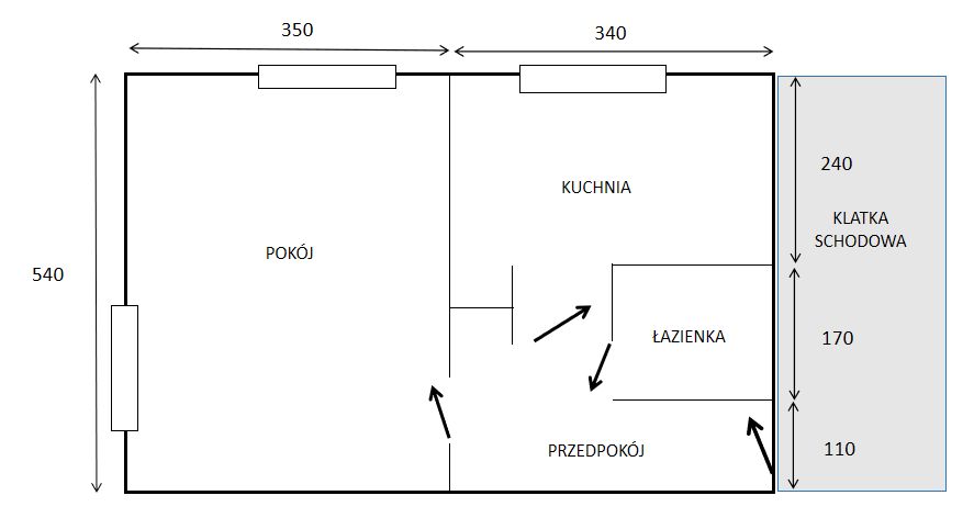 Mieszkanie 1-pokojowe Bydgoszcz Osiedle Leśne, ul. 11 Listopada. Zdjęcie 8